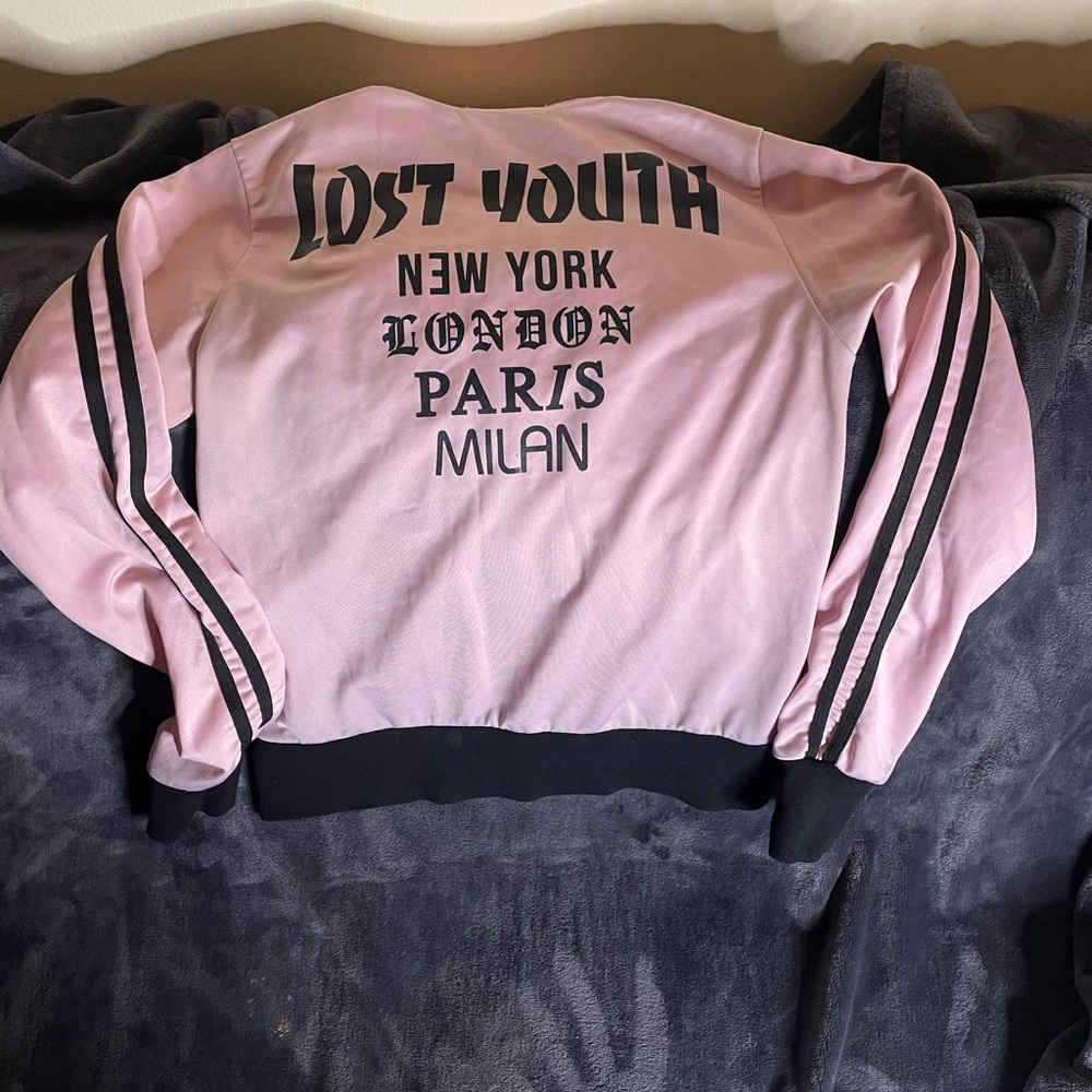 FOREVER 21 Lost Youth Pink Zipper Jacket